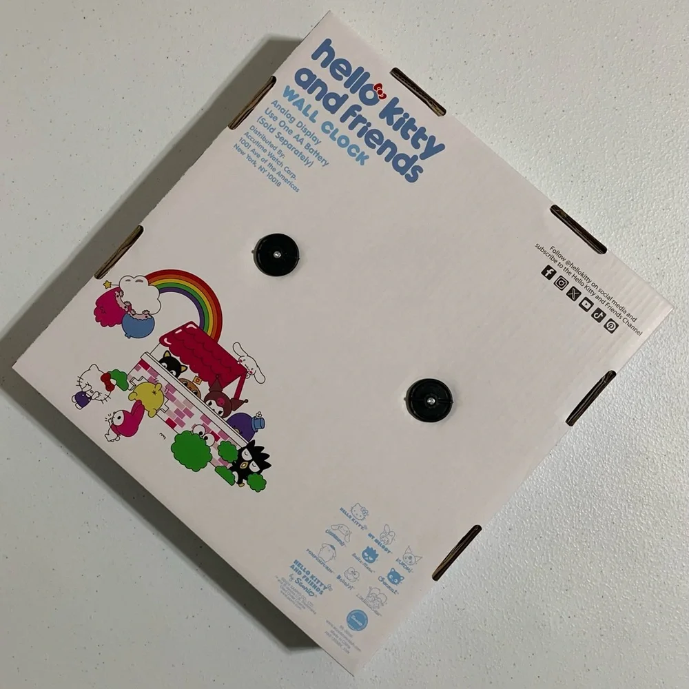 Hello Kitty and Friends by Sanrio Analog Wall Clock-New in Box
